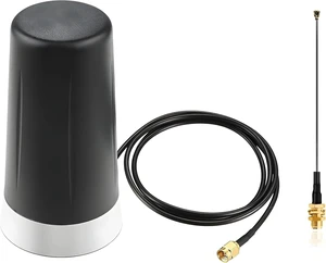 Meshtastic LoRa 915MHz Long Range External Antenna with Magnetic Vehicle Base with U.FL Extension Cable for ESP32 LoRa V3, Car Trunk/Roof Mounting - 915MHz Wireless Module Compatible,Kaunosta Meshtastic LoRa 915MHz Long Range External Antenna with Magnetic Vehicle Base with U.FL Extension Cable for ESP32 LoRa V3, Car Trunk/Roof Mounting - 915MHz Wireless Module Compatible,Kaunosta