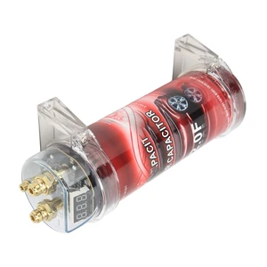 Car Audio Capacitor, Heavy Duty ABS Metal Strong Finish High Performance 2 Farad Digital Capacitor for Car Car Audio Capacitor, Heavy Duty ABS Metal Strong Finish High Performance 2 Farad Digital Capacitor for Car