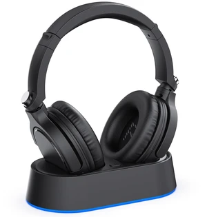Wireless Headphones for TV Watching, TV Headphones Wireless for Seniors with Transmitter Charging Base, 65H No Audio Delay Bluetooth Headphones for TV, HiFi Stereo Sound, Gifts for Paren Wireless Headphones for TV Watching, TV Headphones Wireless for Seniors with Transmitter Charging Base, 65H No Audio Delay Bluetooth Headphones for TV, HiFi Stereo Sound, Gifts for Paren