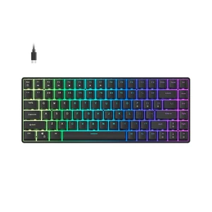 FOXXRAY HKM-S93 75% Mechanical Gaming Keyboard, Compact Hot-Swappable Keyboard with Blue Switch, RGB Backlit, Customizable Keys, 84-Key Wired Computer Keyboard for Laptop PC Gamer-Black FOXXRAY HKM-S93 75% Mechanical Gaming Keyboard, Compact Hot-Swappable Keyboard with Blue Switch, RGB Backlit, Customizable Keys, 84-Key Wired Computer Keyboard for Laptop PC Gamer-Black