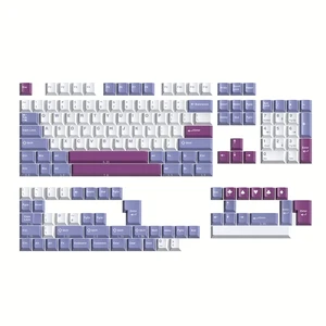 Owpkeenthy Retro Double Shot PBT Keycaps, Cherry Bunny Owpkeenthy Retro Double Shot PBT Keycaps, Cherry Bunny