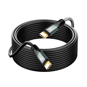 USB C to C Cable 45FT, 4K60HZ GEN2x2(Data usb3.1),USB TYPE C Video Output From USB3.2/ USB4.0 (Fast Charging 100W) & Sync for Xreal MacBook Pro iPad Pro iPhone 15 Pro Galaxy S22 Portable Monitor USB C to C Cable 45FT, 4K60HZ GEN2x2(Data usb3.1),USB TYPE C Video Output From USB3.2/ USB4.0 (Fast Charging 100W) & Sync for Xreal MacBook Pro iPad Pro iPhone 15 Pro Galaxy S22 Portable Monitor