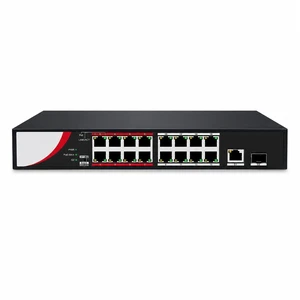 DS-3E0318P-E/M (B) 16-Port Fast Ethernet PoE Switch Support 10/100M with 2-Port FE Network Uplink 802.3af/at Built-in DC48V Power Supply 820ft 250m Data Transmission DS-3E0318P-E/M (B) 16-Port Fast Ethernet PoE Switch Support 10/100M with 2-Port FE Network Uplink 802.3af/at Built-in DC48V Power Supply 820ft 250m Data Transmission
