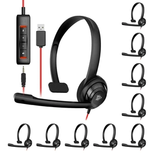 NUBWO HW02 USB Headset with Microphone Noise Cancelling & in-line Control NUBWO HW02 USB Headset with Microphone Noise Cancelling & in-line Control