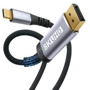 LDLrui Bidirectional DisplayPort to USB C Cable 8K@60Hz 4K@240Hz 1.5M LDLrui Bidirectional DisplayPort to USB C Cable 8K@60Hz 4K@240Hz 1.5M