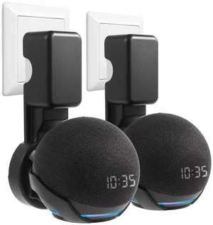 ZUOLACO Wall Mount Holder for Echo Dot 4th/5th Generation(2 Pack, Black) ZUOLACO Wall Mount Holder for Echo Dot 4th/5th Generation(2 Pack, Black)