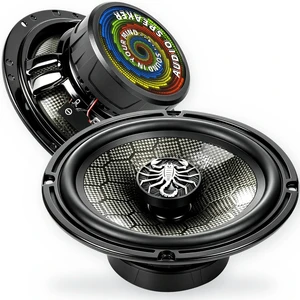 TANVSO CarbonForce 6.5 Speakers, 1000W Peak 4 Ohm 6.5 Inch Car Speakers, 6-1/2 2-Way Coaxial Door Speakers with Honeycomb-Weave Carbon Fiber Cone, N48 Tweeter for Car & Truck, 2 Pack TANVSO CarbonForce 6.5 Speakers, 1000W Peak 4 Ohm 6.5 Inch Car Speakers, 6-1/2 2-Way Coaxial Door Speakers with Honeycomb-Weave Carbon Fiber Cone, N48 Tweeter for Car & Truck, 2 Pack