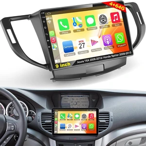 8core 4G+64G Car Stereo for Acura TSX 2009-2014/Honda Spirior 2009-2013, 9 Inch Android 13 Touch Screen Acura Radio with Wireless CarPlay, Android Auto, GPS Navi, 5G WiFi, Bluetooth 5.2, SWC,FM 8core 4G+64G Car Stereo for Acura TSX 2009-2014/Honda Spirior 2009-2013, 9 Inch Android 13 Touch Screen Acura Radio with Wireless CarPlay, Android Auto, GPS Navi, 5G WiFi, Bluetooth 5.2, SWC,FM