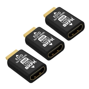 BKFK HDMI EDID Emulator, Passthrough Display Adapter, Default Resolution Dummy Plug, Headless Ghost for HDMI Switches, Extenders, AV Receivers, Video Splitters(1920X1080@60Hz-3P) BKFK HDMI EDID Emulator, Passthrough Display Adapter, Default Resolution Dummy Plug, Headless Ghost for HDMI Switches, Extenders, AV Receivers, Video Splitters(1920X1080@60Hz-3P)