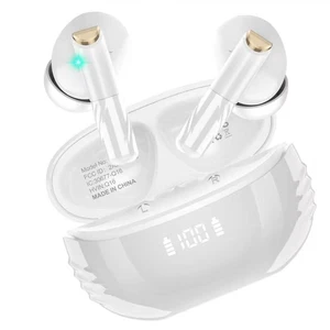 VOTAZIB Wireless Earbuds Bluetooth 5.4 Headphone, Bluetooth Earbuds Stereo Deep Bass, ENC Noise Cancelling Mic, IPX7 Waterproof Earphone, White VOTAZIB Wireless Earbuds Bluetooth 5.4 Headphone, Bluetooth Earbuds Stereo Deep Bass, ENC Noise Cancelling Mic, IPX7 Waterproof Earphone, White
