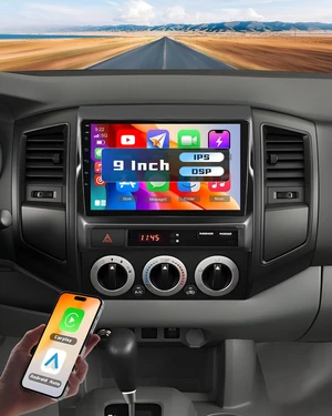 Hikity 9"IPS Touch Screen Double Din Car Stereo for Toyota Tacoma 2005-2015 Hikity 9"IPS Touch Screen Double Din Car Stereo for Toyota Tacoma 2005-2015