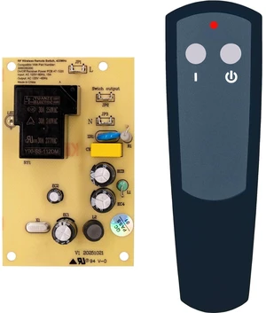 3000380200RP Replacement Remote Control Receiver for Dimplex Electric Fireplace DFI2309(Only fit for MOD. C,D),6901470159,DFI2310(Only fit for MOD. A,B,C,D),DF203A,6901860800,6901470259 3000380200RP Replacement Remote Control Receiver for Dimplex Electric Fireplace DFI2309(Only fit for MOD. C,D),6901470159,DFI2310(Only fit for MOD. A,B,C,D),DF203A,6901860800,6901470259