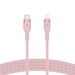 Belkin USB C to Lightning Braided Cable 6.6ft Fast iPhone Charger Cord Belkin USB C to Lightning Braided Cable 6.6ft Fast iPhone Charger Cord