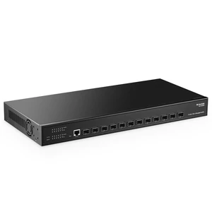 MokerLink 12 Port 10Gbps SFP+ Managed Switch, Support 1G SFP and 10G SFP+, 240Gbps Bandwidth L3 Managed Fiber Switch MokerLink 12 Port 10Gbps SFP+ Managed Switch, Support 1G SFP and 10G SFP+, 240Gbps Bandwidth L3 Managed Fiber Switch