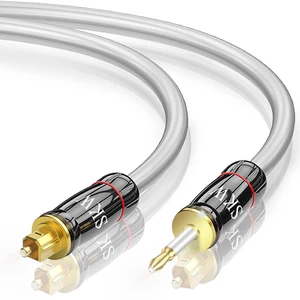 SKW Mini Toslink to Toslink Optical Digital Audio Cable 9.8ft/3M SKW Mini Toslink to Toslink Optical Digital Audio Cable 9.8ft/3M
