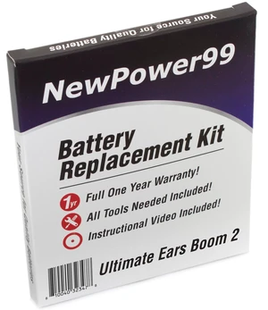NP99sp Battery Replacement Kit for Ultimate Ears Boom 2 with Tools, Video Instructions and Long Life Battery from NewPower99 NP99sp Battery Replacement Kit for Ultimate Ears Boom 2 with Tools, Video Instructions and Long Life Battery from NewPower99