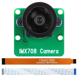 IMX708 12MP Camera Module with M12 Lens, 152 FOV Wide Angle Camera Manual Focus High Dynamic Range (HDR) Includes 22-22pin, 15-22pin Cable Compatible with Raspberry Pi 5/4B+/3B+/3B/Zero IMX708 12MP Camera Module with M12 Lens, 152 FOV Wide Angle Camera Manual Focus High Dynamic Range (HDR) Includes 22-22pin, 15-22pin Cable Compatible with Raspberry Pi 5/4B+/3B+/3B/Zero