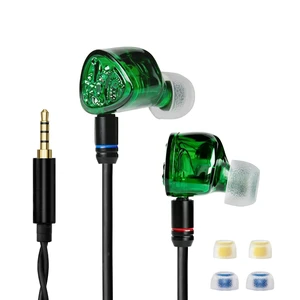 TANGZU Wan'er S.G II Jage Dragon Gaming IEM Earphones, 10mm PET Single Dynamic Driver in Ear Monitor Headphones with Mic for Studio Gaming, Flat Detachable 2-Pin Cable (Green 3.5mm Without Mic) TANGZU Wan'er S.G II Jage Dragon Gaming IEM Earphones, 10mm PET Single Dynamic Driver in Ear Monitor Headphones with Mic for Studio Gaming, Flat Detachable 2-Pin Cable (Green 3.5mm Without Mic)