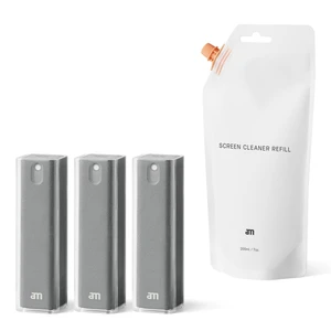 am Mist Screen Cleaner with 7 oz Refill Alcohol-Free Cleaning Kit, Gray am Mist Screen Cleaner with 7 oz Refill Alcohol-Free Cleaning Kit, Gray