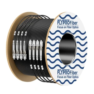 FLYPROFiber- 4 Core OM3 Multimode LC to LC Outdoor Fiber Patch Cable 75m FLYPROFiber- 4 Core OM3 Multimode LC to LC Outdoor Fiber Patch Cable 75m