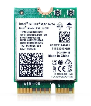 HighZer0 Electronics AX1675i Killer Series Upgraded WiFi 6E Adapter ^^ Gaming WiFi Adapter ^^ CNVio2 M.2 WiFi Card ^^ 2.4 Gbps WiFi for PC ^^ Bluetooth 5.3 Support ^^ Requires Intel 11th+ Gen CPU HighZer0 Electronics AX1675i Killer Series Upgraded WiFi 6E Adapter ^^ Gaming WiFi Adapter ^^ CNVio2 M.2 WiFi Card ^^ 2.4 Gbps WiFi for PC ^^ Bluetooth 5.3 Support ^^ Requires Intel 11th+ Gen CPU