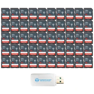 SanDisk 50 Pack 16GB Ultra Memory Card for Trail Cameras SDSDUNS-016G-GN3IN SanDisk 50 Pack 16GB Ultra Memory Card for Trail Cameras SDSDUNS-016G-GN3IN