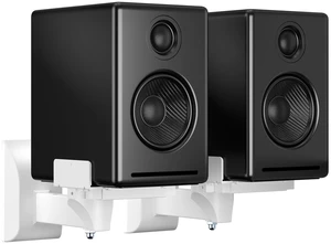 suptek Dual Side Clamping Bookshelf Speaker Wall Mounting Bracket for Large Surrounding Sound Speakers, Hold Up to 55 lbs, White (SPM201W) suptek Dual Side Clamping Bookshelf Speaker Wall Mounting Bracket for Large Surrounding Sound Speakers, Hold Up to 55 lbs, White (SPM201W)