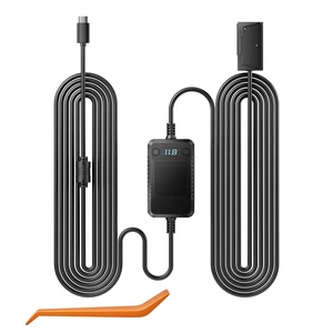 TERUNSOUL 19.7Ft OBD Hardwire Kit with Voltage Indicator for Dash Camera, Type USB C Port, Compatible with TERUNSOUL Dash Cams TERUNSOUL 19.7Ft OBD Hardwire Kit with Voltage Indicator for Dash Camera, Type USB C Port, Compatible with TERUNSOUL Dash Cams