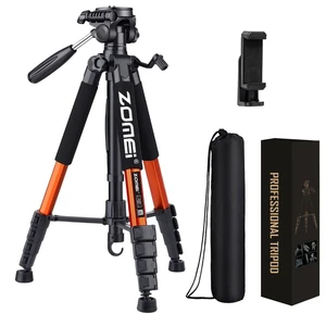 Tripod Camera Tripods, 74" Heavy Duty Tall Camera Stand Tripod with Phone Holder, Compatible with DSLR Cameras,Cell Phones,Projector,Webcam,Spotting Scopes(Orange) Tripod Camera Tripods, 74" Heavy Duty Tall Camera Stand Tripod with Phone Holder, Compatible with DSLR Cameras,Cell Phones,Projector,Webcam,Spotting Scopes(Orange)