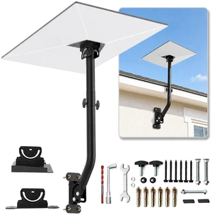 Starlink Mount, Heavy Duty Starlink Pole Mount & Roof Mount for Gen 3/4/4X Starlink Mount, Heavy Duty Starlink Pole Mount & Roof Mount for Gen 3/4/4X