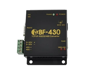 Industrial Serial RS232 Ethernet & RS485 Converter - BF-430 Industrial Serial RS232 Ethernet & RS485 Converter - BF-430