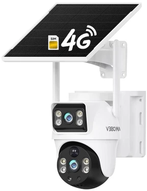 4G Solar Security Camera with SIM Card No WiFi No Problem Dual Lens PTZ 4G Solar Security Camera with SIM Card No WiFi No Problem Dual Lens PTZ