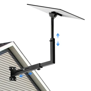 Starlink Mount Compatible with Starlink Standard 4/4X/V3 ^^ Heavy Duty 0-180 Adjustable Pipe Adapter, Universal Extension Pole & Long Wall Starlink Mount Starlink Mount Compatible with Starlink Standard 4/4X/V3 ^^ Heavy Duty 0-180 Adjustable Pipe Adapter, Universal Extension Pole & Long Wall Starlink Mount