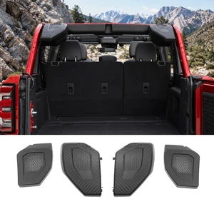 Mabett Rear Speaker Pods Compatible with Ford Bronco 4-Door 2026 2021-2025, Upgrade 6.5" Pods for Bronco Accessories, Interior Accessories Black (Not for Bronco Sport and Raptor) Mabett Rear Speaker Pods Compatible with Ford Bronco 4-Door 2026 2021-2025, Upgrade 6.5" Pods for Bronco Accessories, Interior Accessories Black (Not for Bronco Sport and Raptor)