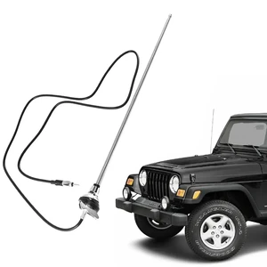 RemaxCrope 3 Section Retractable Vintage Style AM/FM Car Radio Antenna Round Base Fit for Jeep Nissan Toyota Honda Cadillac Chevrolet Dodge Pontiac Mercury Ford Buick MG Oldsmobile Plymouth Alpine RemaxCrope 3 Section Retractable Vintage Style AM/FM Car Radio Antenna Round Base Fit for Jeep Nissan Toyota Honda Cadillac Chevrolet Dodge Pontiac Mercury Ford Buick MG Oldsmobile Plymouth Alpine