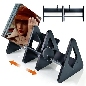 Vinyl Record Storage,Expandable & Detachable Bamboo Tabletop Book Shelf Vinyl Record Storage,Expandable & Detachable Bamboo Tabletop Book Shelf