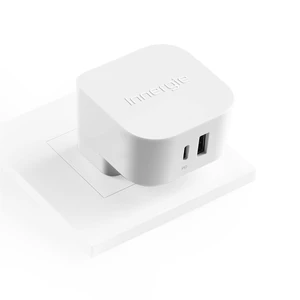 Innergie 45W USB C Charger, Dual Port Wall Charger 1 USB-C and 1 USB-A, PD 3.0 Fast Charging Block for iPhone 17/16/15 Pro Max, iPad, MacBook, Pixel, Galaxy, and More-White Innergie 45W USB C Charger, Dual Port Wall Charger 1 USB-C and 1 USB-A, PD 3.0 Fast Charging Block for iPhone 17/16/15 Pro Max, iPad, MacBook, Pixel, Galaxy, and More-White