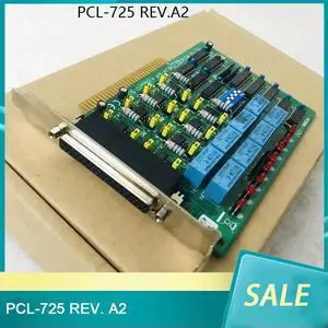 PCL-725 REV. A2 02-2 Data Acquisition Card ISA Bus 8-way Relay Output I / O Card PCL-725 REV. A2 02-2 Data Acquisition Card ISA Bus 8-way Relay Output I / O Card