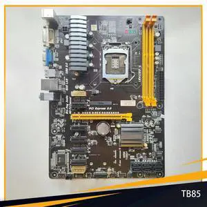 TB85 Motherboard DDR3 SATA 3 6GPU 6PCI-E B85 LGA 1150 16GB USB2.0 USB3.0 ATX Fast Ship TB85 Motherboard DDR3 SATA 3 6GPU 6PCI-E B85 LGA 1150 16GB USB2.0 USB3.0 ATX Fast Ship