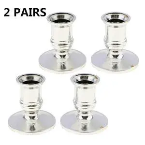 Useful Candle holder 4pcs Base Centerpiece Decoration Home Kitchen Table top Taper Tea light Candlestick Pillar Useful Candle holder 4pcs Base Centerpiece Decoration Home Kitchen Table top Taper Tea light Candlestick Pillar