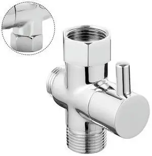 3 Way Switch Faucet G1/2inch Valve Adapter Shower Diverter Valve Faucet Shower Tap Connector Splitter Bathroom Accessories 3 Way Switch Faucet G1/2inch Valve Adapter Shower Diverter Valve Faucet Shower Tap Connector Splitter Bathroom Accessories