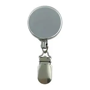 Towel Clip with Spring Loaded Retraction and Secure Grip - Zinc Alloy Material for Bathroom 60x4x9.6cm Silver Finish Towel Clip with Spring Loaded Retraction and Secure Grip - Zinc Alloy Material for Bathroom 60x4x9.6cm Silver Finish