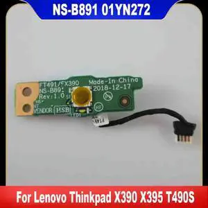 NS-B891 01YN272 For Thinkpad X390 X395 T490S T495S ET491 Laptop Power Button Board Cable Switch Board Fast Ship NS-B891 01YN272 For Thinkpad X390 X395 T490S T495S ET491 Laptop Power Button Board Cable Switch Board Fast Ship