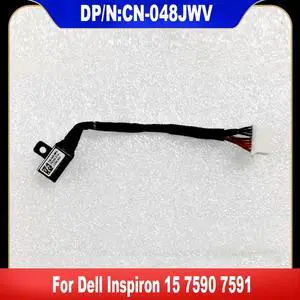 048JWV For Inspiron 15 7590 7591 DC Power Jack With Cable Connector Socket CN-048JWV Fast Ship 048JWV For Inspiron 15 7590 7591 DC Power Jack With Cable Connector Socket CN-048JWV Fast Ship