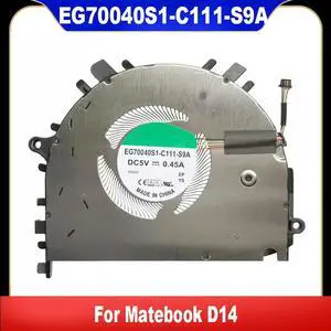 EG70040S1-C111-S9A For Matebook D14 Nbl-WAQ9RP CPU Cooling Fan Heatsink Radiator DC5V 0.45A EG70040S1-C111-S9A For Matebook D14 Nbl-WAQ9RP CPU Cooling Fan Heatsink Radiator DC5V 0.45A