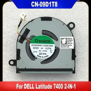 09D1T8 For Latitude 7400 2-IN-1 CPU Fan 09D1T8 For Latitude 7400 2-IN-1 CPU Fan