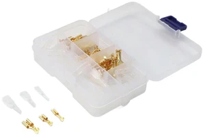 Professional 120 Piece Wire Terminal Kit Spade Lug Crimp Connectors with Insulating Sleeves for Safe Electrical Connections Professional 120 Piece Wire Terminal Kit Spade Lug Crimp Connectors with Insulating Sleeves for Safe Electrical Connections