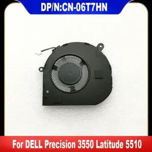 06T7HN For Precision 3550 Latitude 5510 Laptop Cooling Fan Cooler Fan Heatsink Radiator CN-06K37N 6K37N 06T7HN For Precision 3550 Latitude 5510 Laptop Cooling Fan Cooler Fan Heatsink Radiator CN-06K37N 6K37N