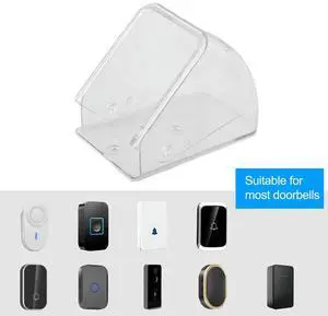 1pc Doorbell Cover Outdoor Waterproof Protection Call Cover Transparent Protector Household Doorbell Cover Accessories 1pc Doorbell Cover Outdoor Waterproof Protection Call Cover Transparent Protector Household Doorbell Cover Accessories