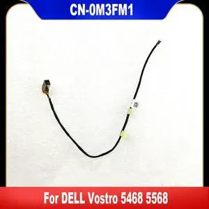 0M3FM1 For Vostro 5468 5568 Laptop DC Power Jack Harness Cable Socket Plug Charging Port CN-0M3FM1 M3FM1 0M3FM1 For Vostro 5468 5568 Laptop DC Power Jack Harness Cable Socket Plug Charging Port CN-0M3FM1 M3FM1